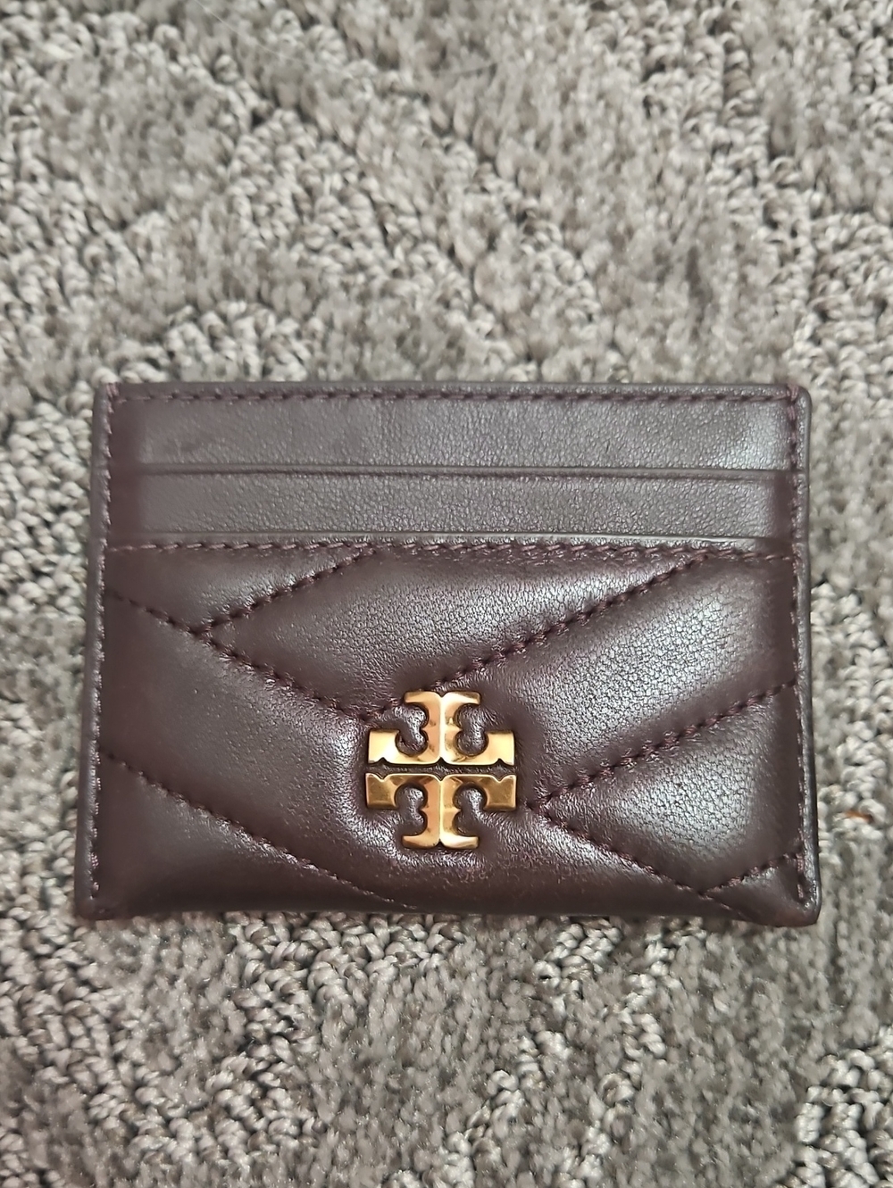 Tory Burch Kira Chevron Card Case